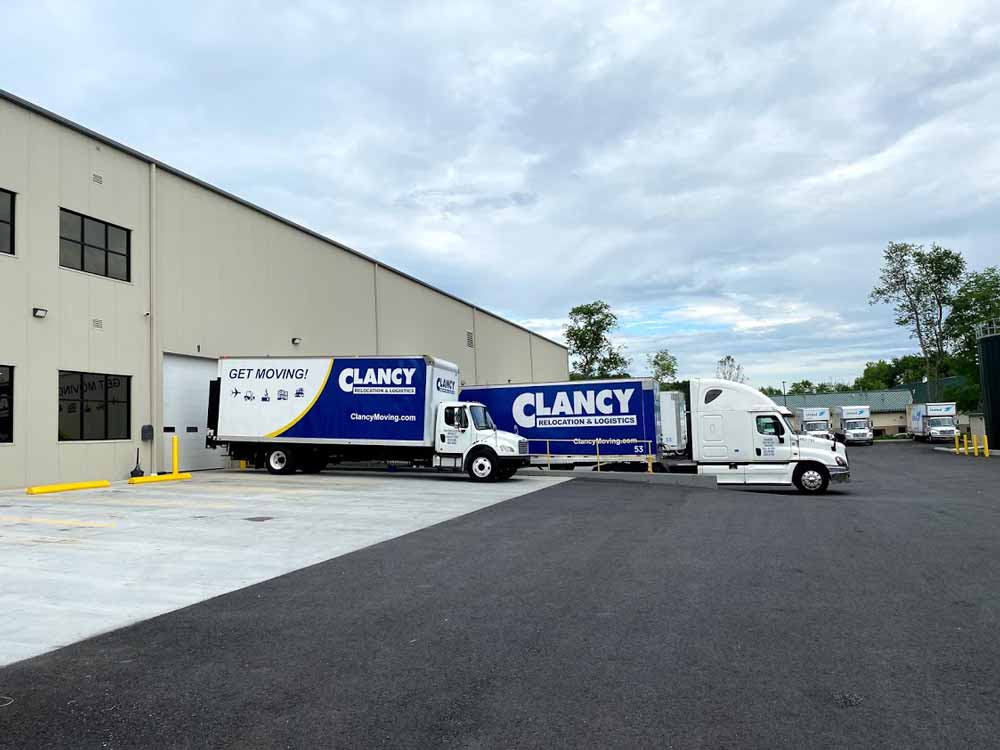 Clancy Relocation & Storage Moving Trucks