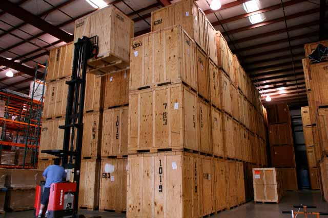 Pile of Storage Crates